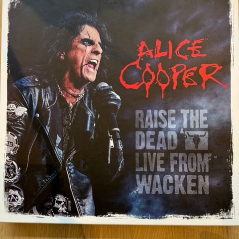 Alice Cooper - «Raise the Dead - Live…) 3xLP + BlueRay + Podters