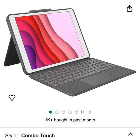 iPad Cover (10,2-Inch) med tastatur