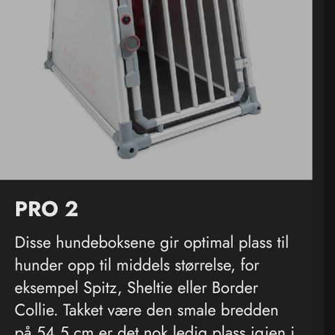 4pets pro 2 medium hundebur. Inkl boxlifter.