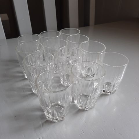 Vintage Franske likørglass 12 stk