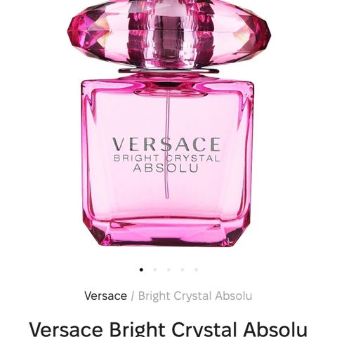 Versace Bright Crystal Absolu EDP 30ml prøvet to spray