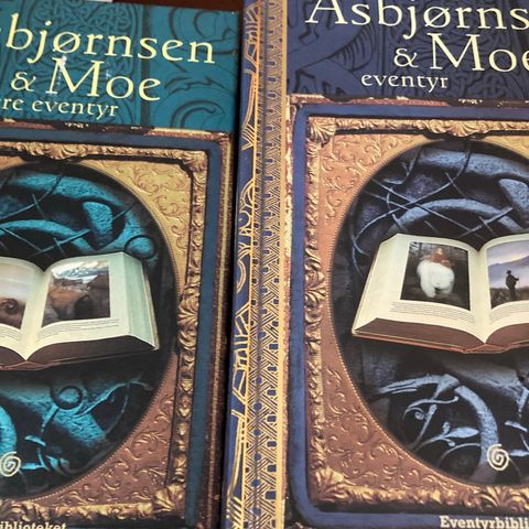 Asbjørnsen  & Moe.  Eventyr.   Flere eventyr.  Eventyrbiblioteket.