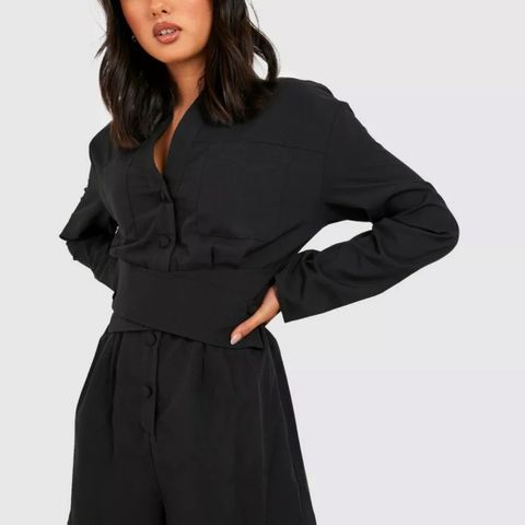 Svart playsuit