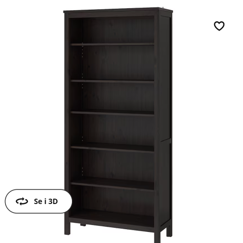 Hemnes bokhylle fra Ikea