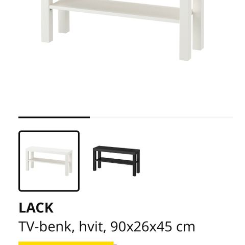 Ikea Lack TV-benk