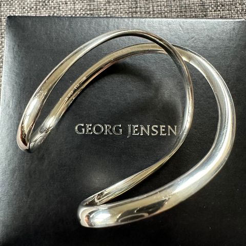 Infinity armring i sølv, Georg Jensen i str M