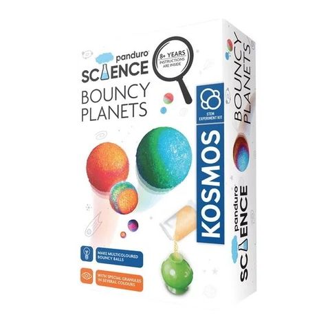 Hobbysett Science Kit Bouncy Planets – lag 5 morsomme sprettballer