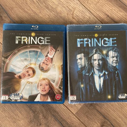 Fringe sesong 3 og 4 blu-ray