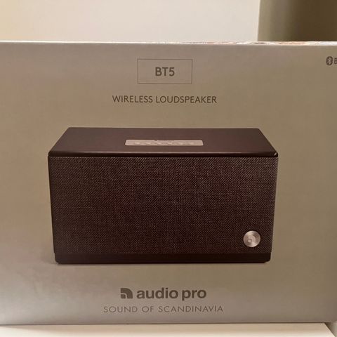 Audio pro BT5 wireless loudspeaker/trådløs høyttaler