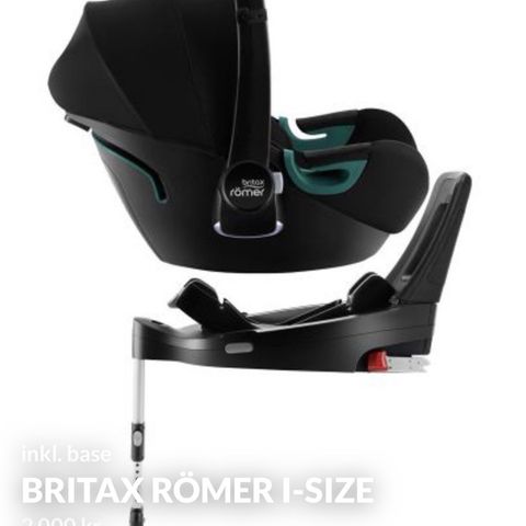 Britax i-Size baby safe 3, inkl. base