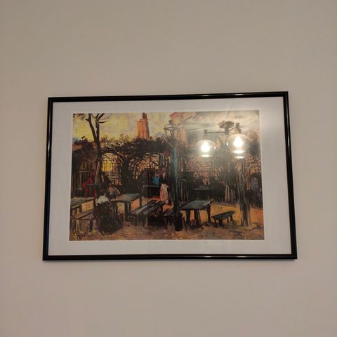 Van Gogh Terrace of A Cafe print selges