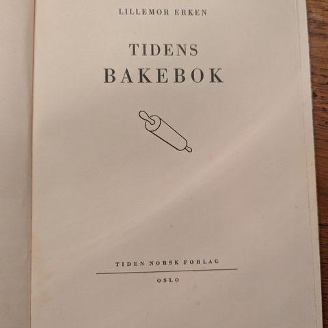 Tidens Bakebok, Lillemor Erken