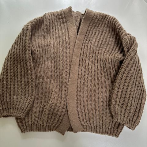 strikket cardigan