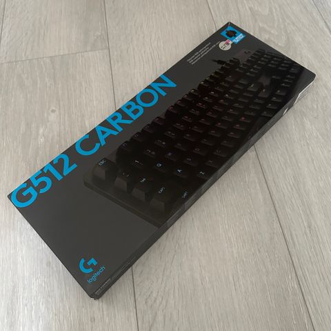 Logitech G512 gamingtastatur (GX Brown-brytere)