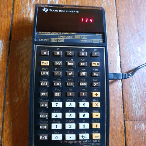 Kalkulator Texas instruments 58c