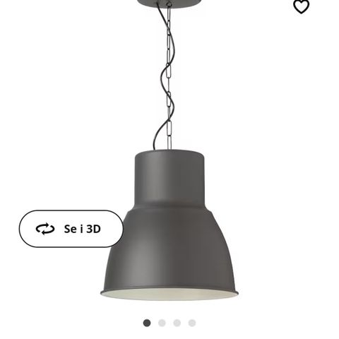 Hektar taklampe fra ikea!