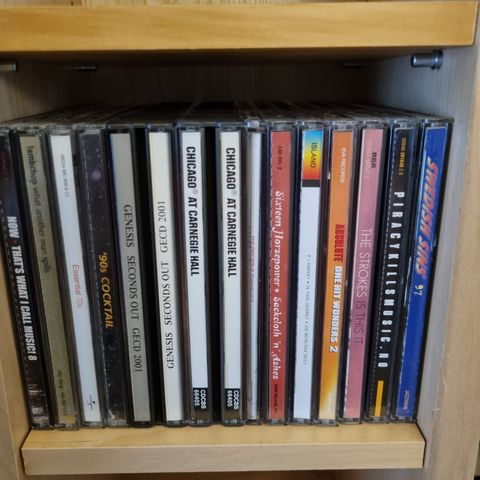 100 CD plater (Samling 3) - Rock / Pop - God stand - selges samlet - kan sendes