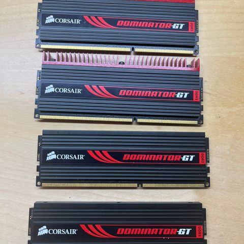 Corsair Dominator GT DDR3 ram, 8GB totalt