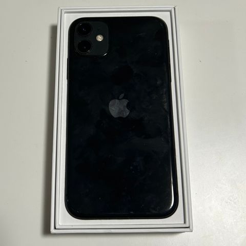 iPhone 11 64GB svart - Ingen skader