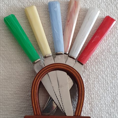 Retro pastellfarget Fruktkniver!