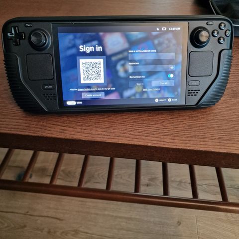 Steam deck 512GB OLED + tilbehør