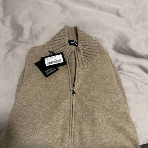 Gran sasso full zip 100% cashmere