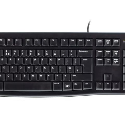 Tastatur fra Logitech (K120) til salgs