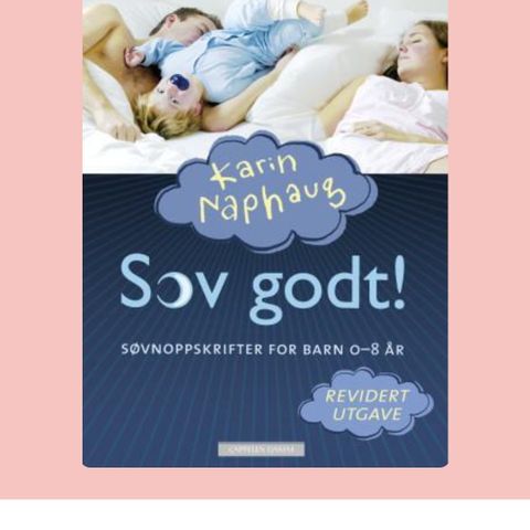 Boken "Sov godt", av Karin Naphaug