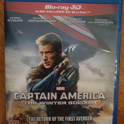 CAPTAIN AMERICA 3D OG BLU-RAY