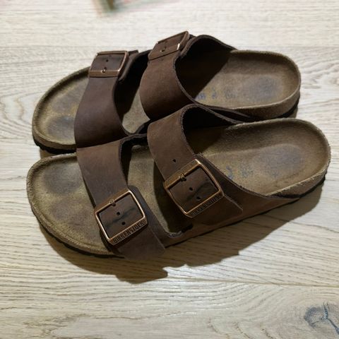 Birkenstock Soft footbed narrow/smal - oljet brunt skinn