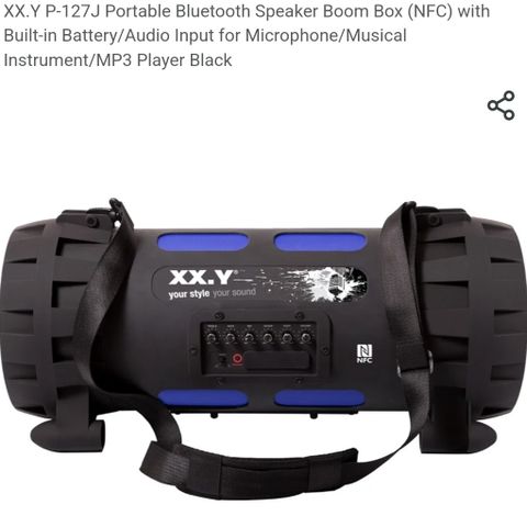 XX.Y P-127J Portable bluetooth high power speaker