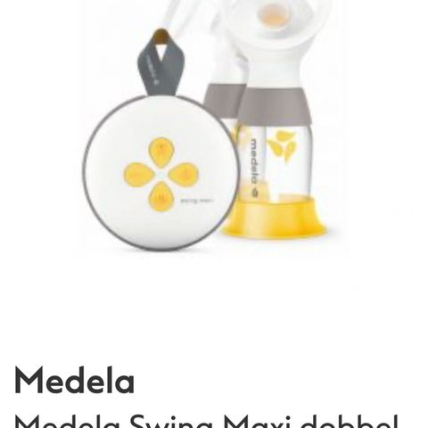 Medela brystpumpe helt ny