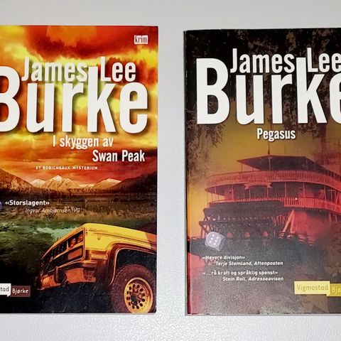 2 JAMES LEE BURKE BØKER.