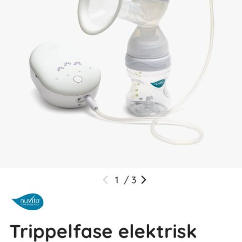 Nuvita elektrisk brystpumpe