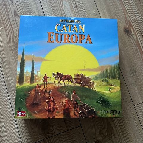 Settlers fra Catan EUROPA (2011) - Komplett og som nytt