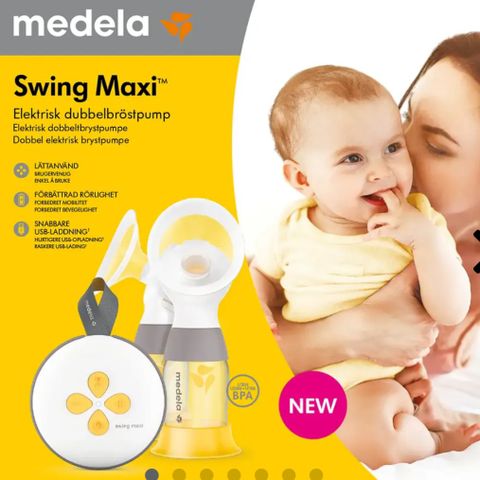 Medela swing maxi dobbel brystpumpe - kun brukt 3 ganger