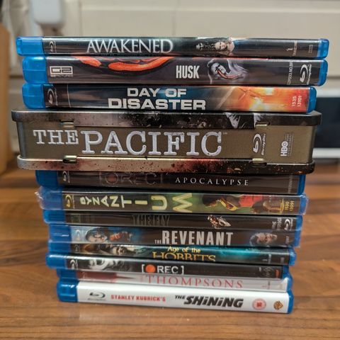 Liten Blu-Ray samling