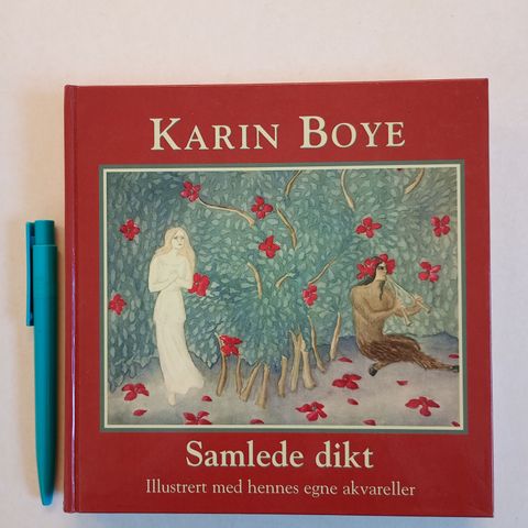 Karin Boye : Samlede dikt. Med hennes egne akvareller. Se bokomtale.