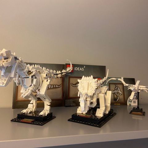 3flotte dinosaur-figurer fra Lego Ideas selges med bruksanvisninger