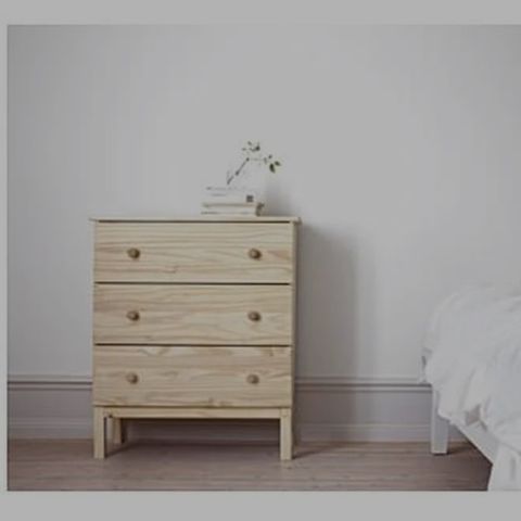 GRATIS LEVERING I OSLO - TARVA IKEA kommode i furu