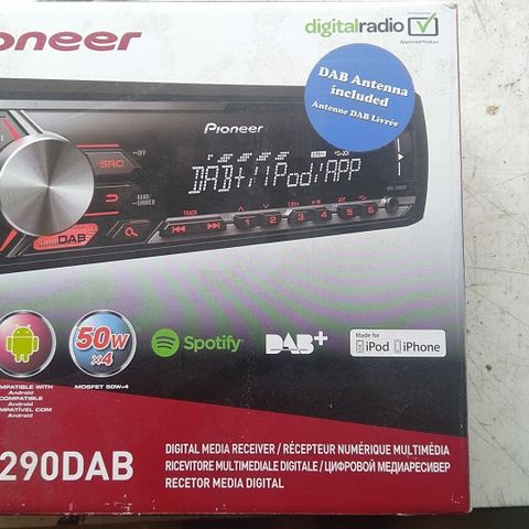 Pioneer MVH 290 DAB