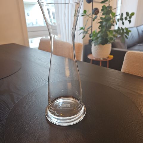 Karaffel i glass ubrukt