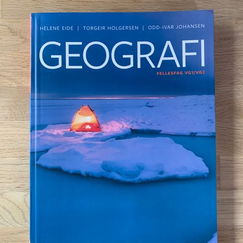 Pensumbok Geografi VG1/2 Fellesfag (nynorsk)