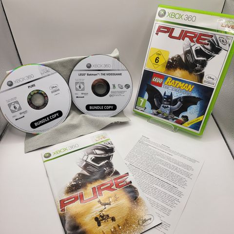 XBOX 360 - PURE / LEGO BATMAN (Dual Game)