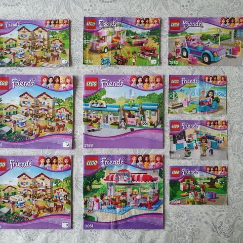 Lego Friends - 8 komplette sett