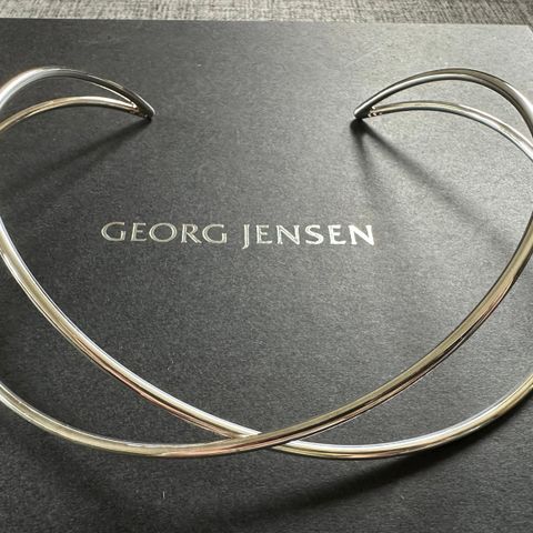 Georg Jensen Alliance sølvklave / collier / halsring