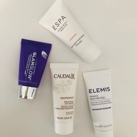 Ansiktsprodukter - Elemis, ESPA, Caudalie, GlamGlow