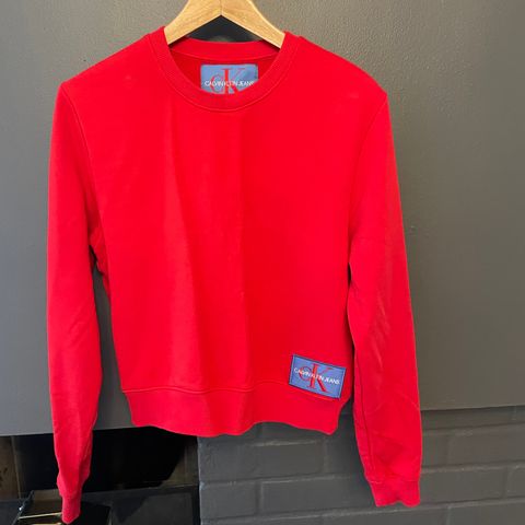 Crewneck genser fra Calvin Klein - str S