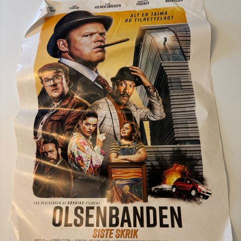 Olsenbanden Siste Skrik plakat