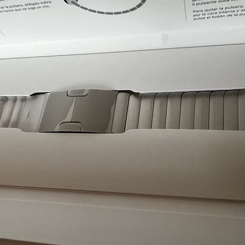 Apple Watch Link Bracelet i sølvfarge